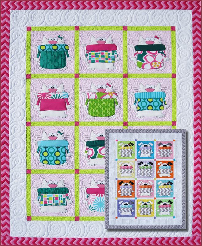Quilt Craft Distributors pattern from Amy Bradley Designs Dogs & Cats