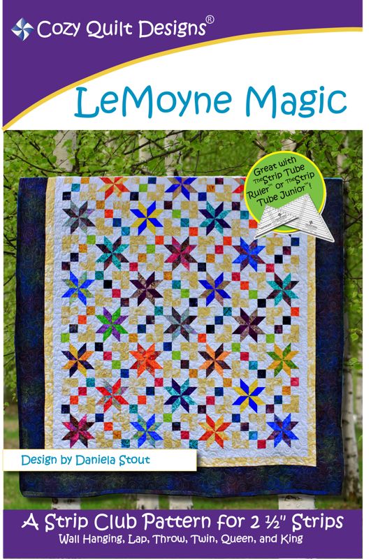 Quilt Craft Distributors pattern from Cozy Quilt Designs Le Moyne Magic